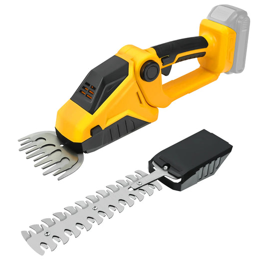 2-in-1 Cordless Hedge Trimmer & Grass Shears for DeWalt 20V Battery – Handheld Electric Garden Tool (Battery Not Included)