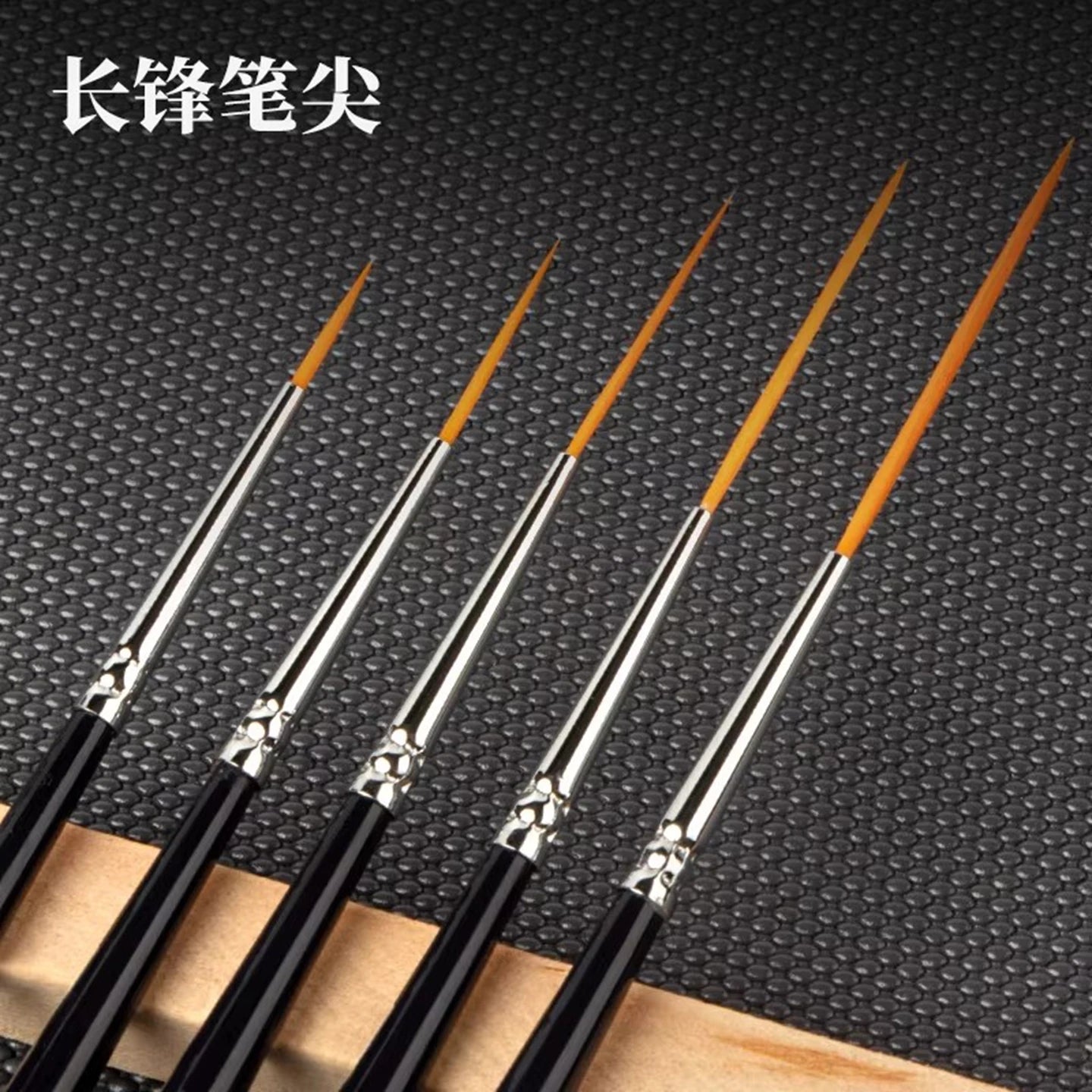 1/2/3/5PCS Rigger Artist Paint Brushes – Extra Long Fine Point Liner Brushes for Scale Models, Nail Art, Acrylic, Oil & Watercolor
