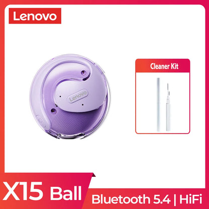 2024 ERAZER X15 Pro Bluetooth 5.4 Earphones – Wireless TWS Earbuds with Open Ear Hooks, Mic & Phone Call Support