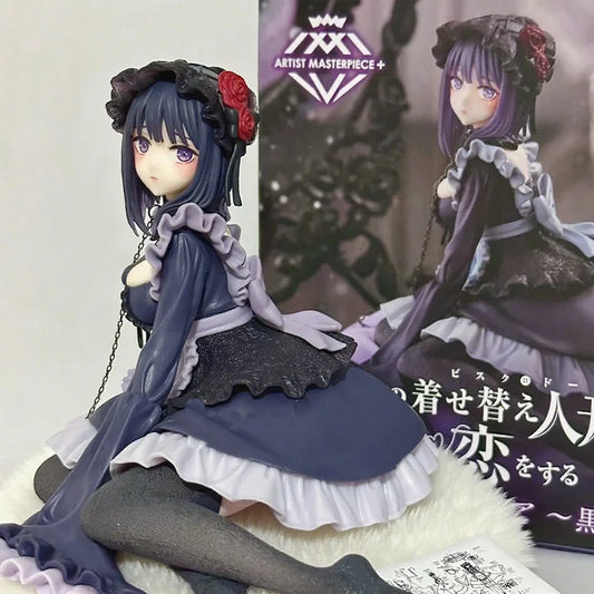My Dress-Up Darling Anime Figures – Kitagawa Marin & Shizuku Kuroe Black Maid Outfit Action Figurines, Collectible Model