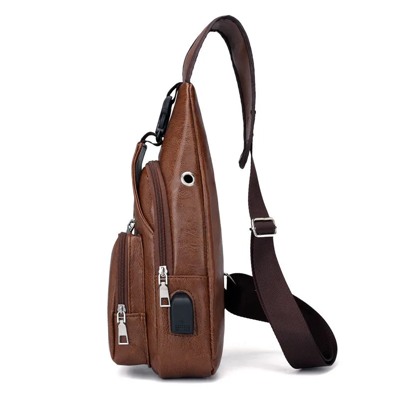 Waterproof Summer Crossbody Chest Bag for Couples – Unisex Small & Breathable Backpack