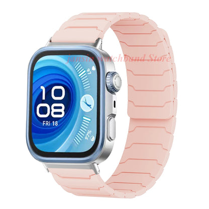 Magnetic Loop Strap for Huawei Watch – Silicone Sports Band for Fit3, Fit4 & Fit4 Pro Replacement Bracelet