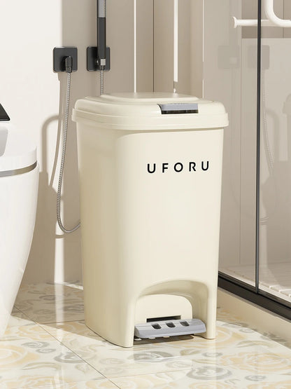 10L/20L Double Pedal Trash Can – Large Capacity Kitchen & Bathroom Bin with Lid, Foot/Push Type