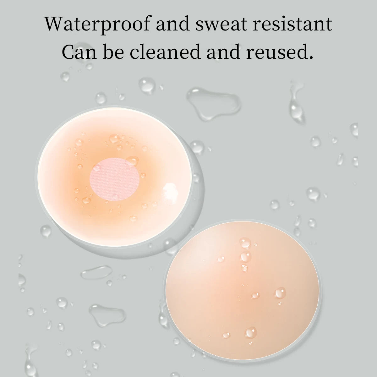 Reusable Silicone Nipple Covers - Invisible Strapless Breast Petals and Adhesive Bra Lift Pads for Women