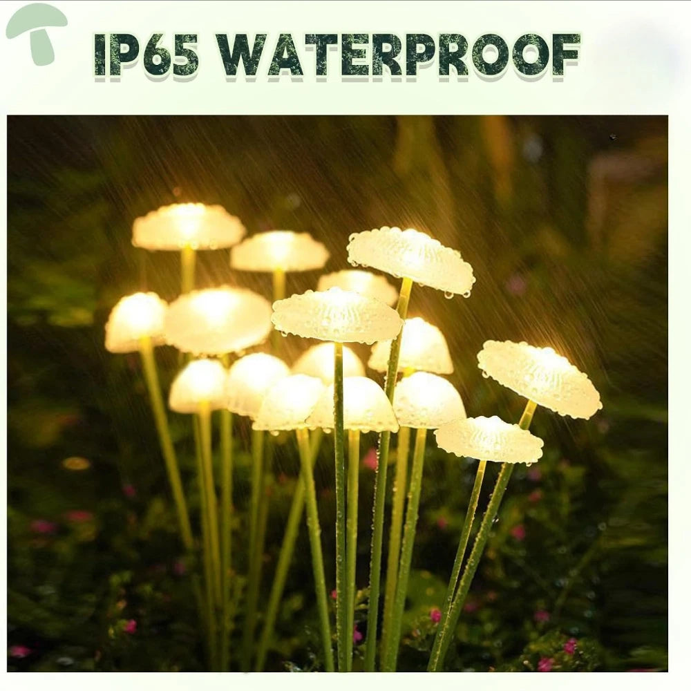 6-Head Solar LED Jellyfish Sway Lights – Waterproof Outdoor Garden Pathway Decor for Patio, Balcony & Yard