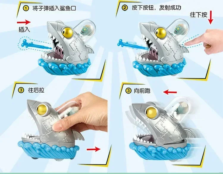 Plants vs Zombies 2 Toy Figure Set – Mechanical Shark & Wild West Gargantuar Game Character Collectible Gift