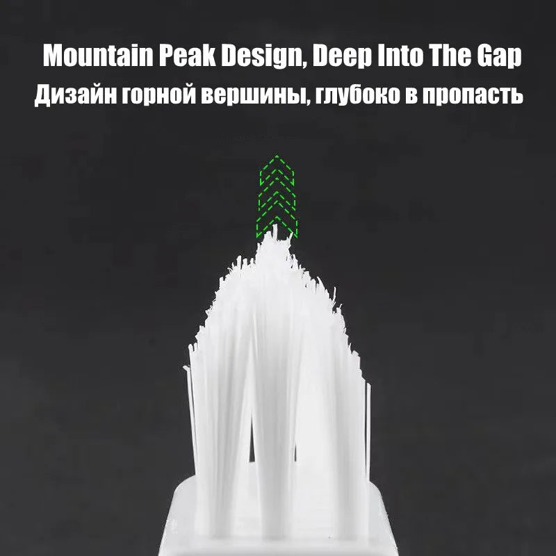 Multipurpose Corner Cleaning Brush - Ideal for Bathroom Tiles, Floor Gaps, and Window Grooves - Convenient Household Tool