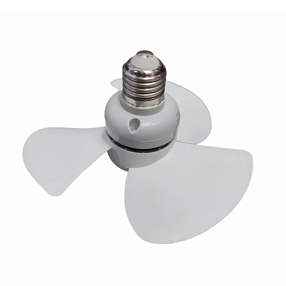 Compact E27 Ceiling Fan - Quiet Brushless Motor for Efficient Air Circulation