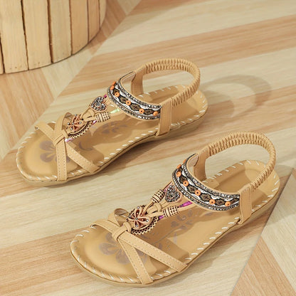 Women’s Summer Casual Sandals - Comfortable Walking Beach Shoes Outdoor Party Footwear for Ladies