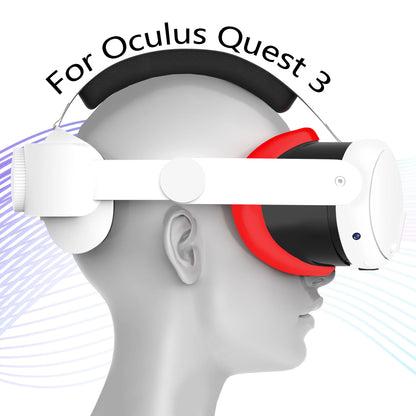 Facial Interface & Silica Gel Face Cover Pad for Oculus Quest 3 – VR Accessories, Compatible with Meta Quest 3 – Black Original Spacer