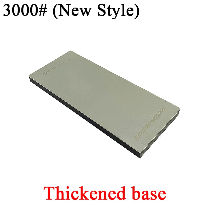 Thickened Non-Slip Diamond Knife Sharpener – 15° Kitchen Whetstone & Leather Polishing System