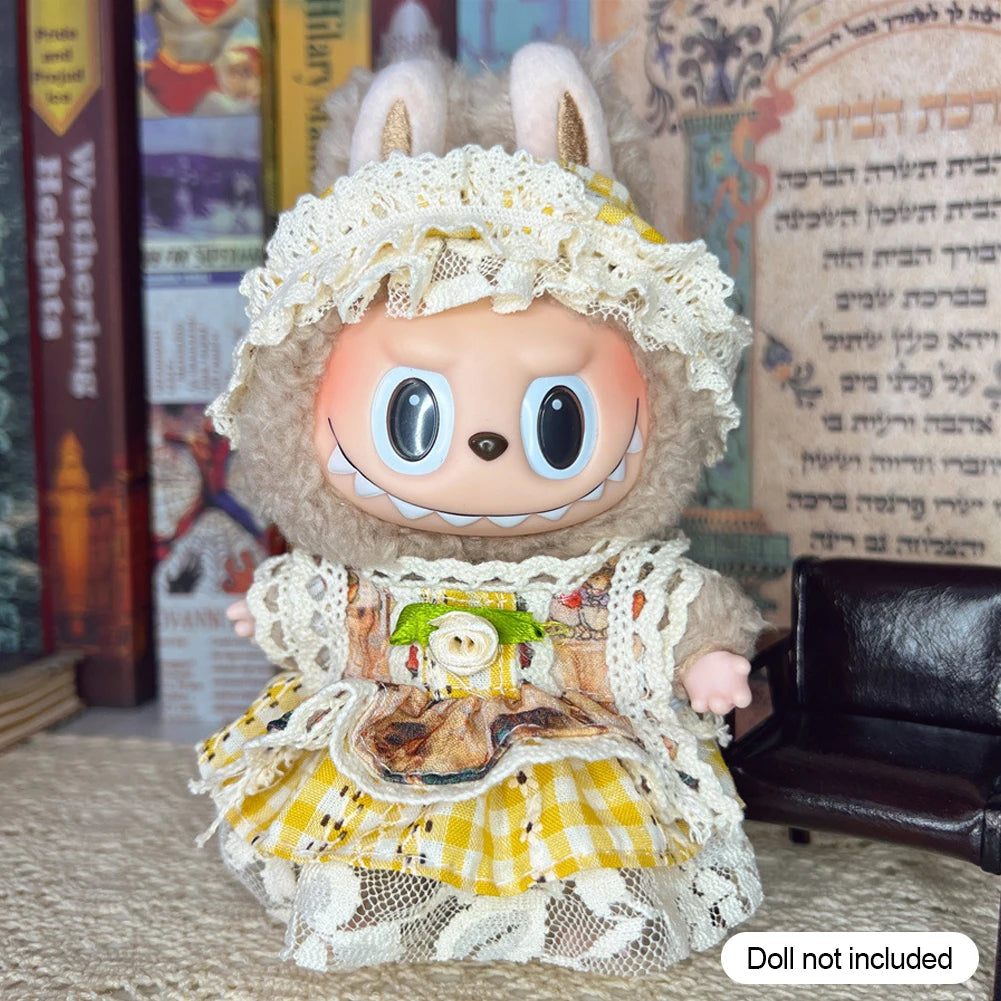 17cm Labubu V1/V2 Doll Clothes – Cosplay Outfits & Accessories | Kids Toy Gift with Various Styles