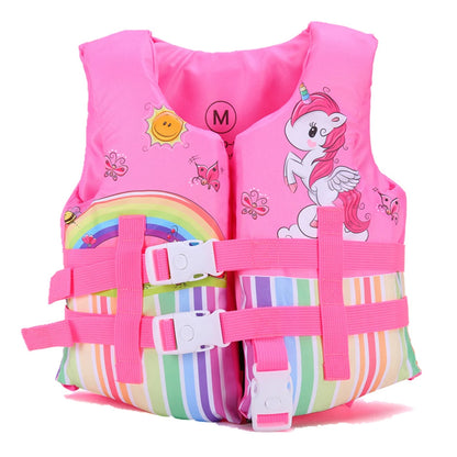 2024 Kids Life Vest – Floating Jacket for Boys & Girls, Sunscreen Swimming Pool & Boating Accessory