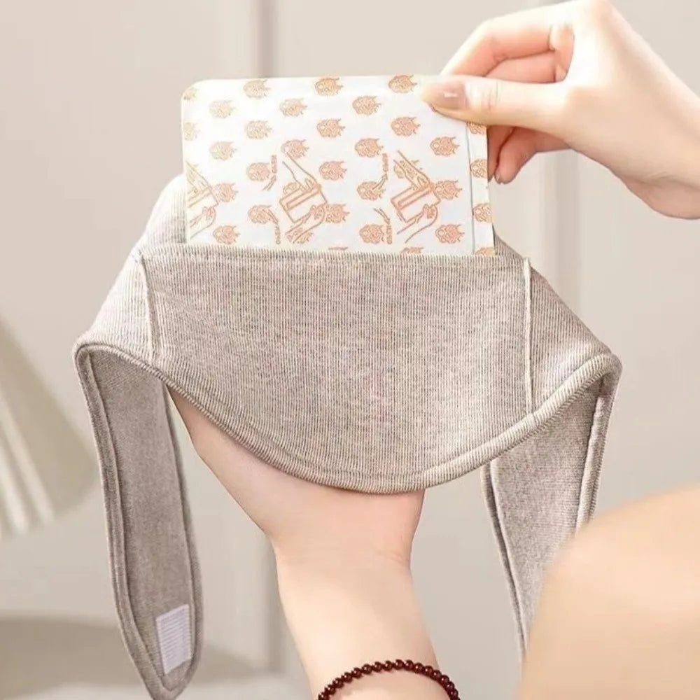 Soft Neck Warmer with Pocket - Solid Color Neck Protector for Autumn and Winter