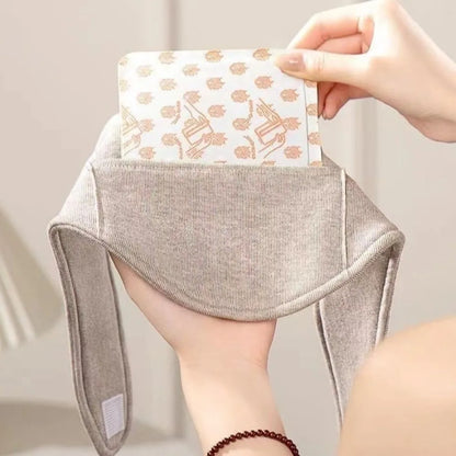 Soft Neck Warmer with Pocket - Solid Color Neck Protector for Autumn and Winter