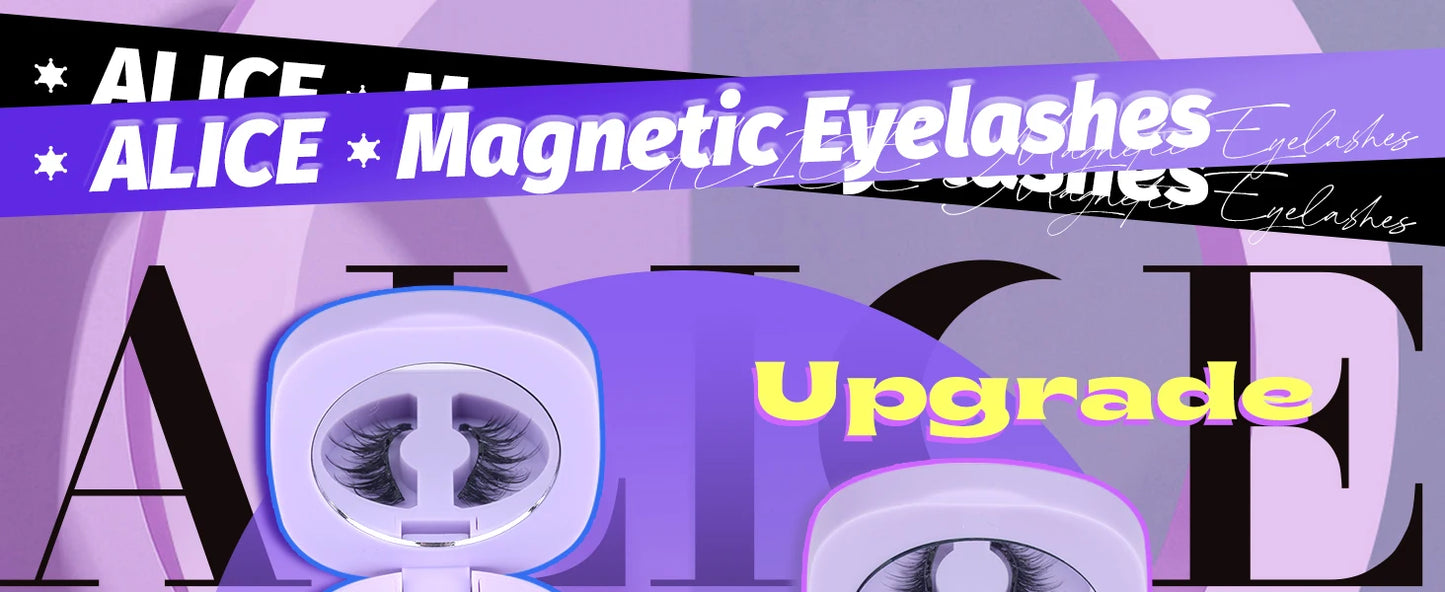 Magnetic Eyelashes Kit – Natural Look Cat Eye Lashes with Applicator, Reusable, No Glue or Eyeliner (PH309)