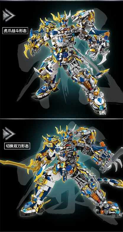 Mech WUKONG Monkey King Building Block Toy Set – ZHAOYUN Robot Hero DIY Bricks for Kids & Boys Gifts