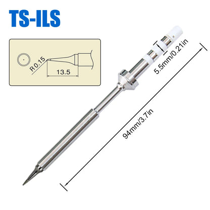 Pine64 TS100 TS101 Soldering Iron Tips – Replacement for Pinecil V2 & TS Series Models, B2 ILS BC2