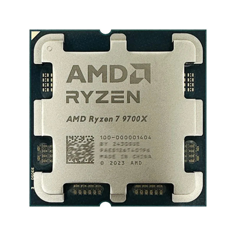 AMD Ryzen 7 9700X Processor - 8-Core, 16-Thread, 5.5GHz, 40MB Game Cache, 4NM, 65W TDP, Socket AM5, Zen 5 Gaming CPU (No Fan)