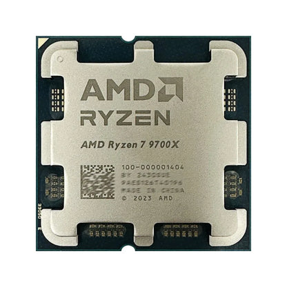 AMD Ryzen 7 9700X Processor - 8-Core, 16-Thread, 5.5GHz, 40MB Game Cache, 4NM, 65W TDP, Socket AM5, Zen 5 Gaming CPU (No Fan)
