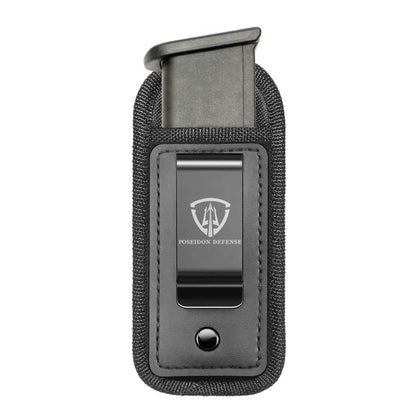 9mm .40 .45 Pistol Magazine Pouch – Single/Double Stack Holster, Concealed Carrier for Glock, S&W M&P, Sig Sauer, 1911, Beretta