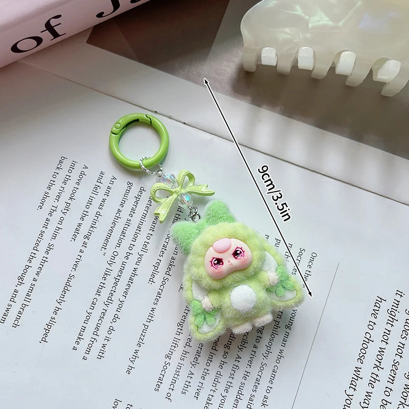 Kawaii Plush Keychain – Cute Aesthetic Bag Charm for Women, Wedding & Party Gifts