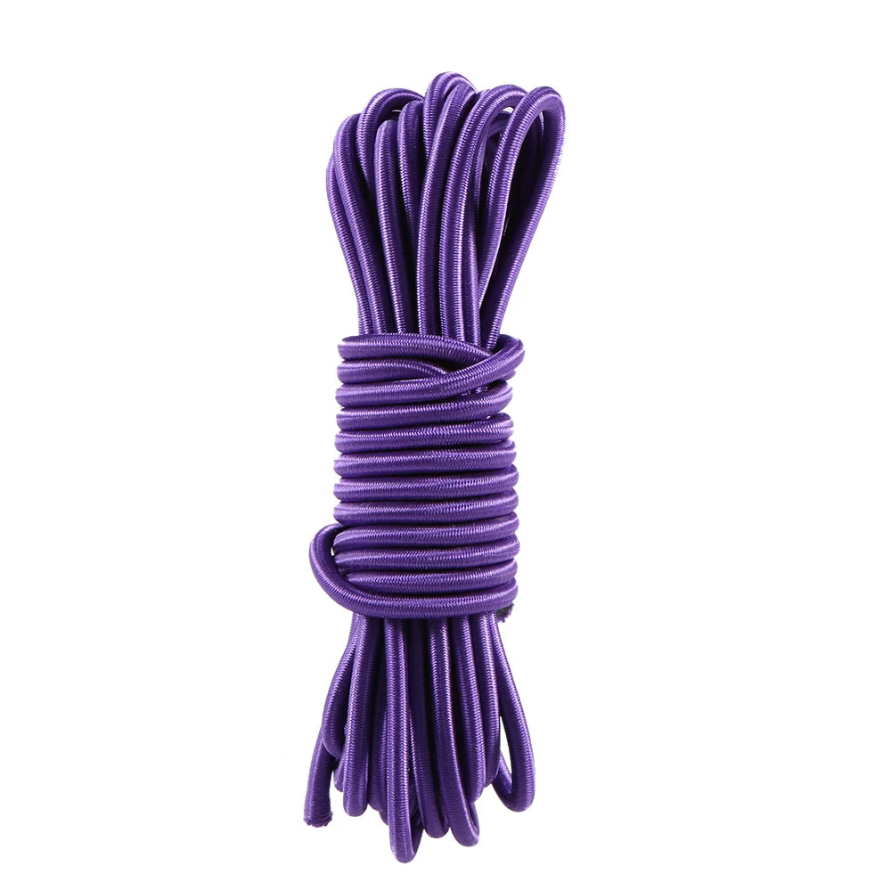 5 Meters 4mm/5mm Kayak Elastic Bungee Cord – Paddle Holder, Deck Rigging & Rear Securing Rope for Boats