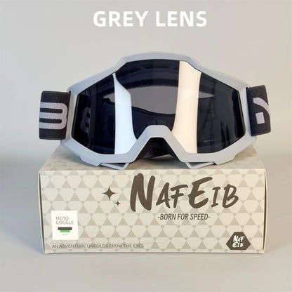 NAFEIB N17 Motorcycle Goggles – Motocross, Cycling & Off-Road Sport Glasses for MTB, ATV & Dirt Bike