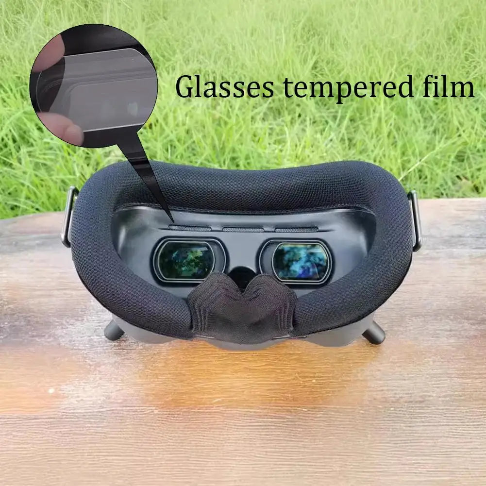 HD Tempered Protective Film for DJI N3 Flight Goggles – Anti-Scratch, Dustproof with Installation Tool