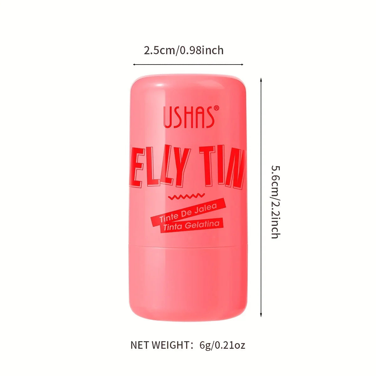 4 Color Jelly Blush Stick – 3-in-1 Multi-Use Matte Blush, Lip Balm & Eyeshadow, Moisturize & Brighten Lip Gloss