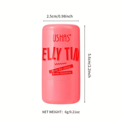 4 Color Jelly Blush Stick – 3-in-1 Multi-Use Matte Blush, Lip Balm & Eyeshadow, Moisturize & Brighten Lip Gloss