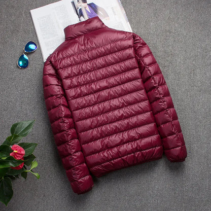 Men's Autumn & Winter Down Jacket – Fashion Hooded Slim Fit, Super Light & Warm Coat