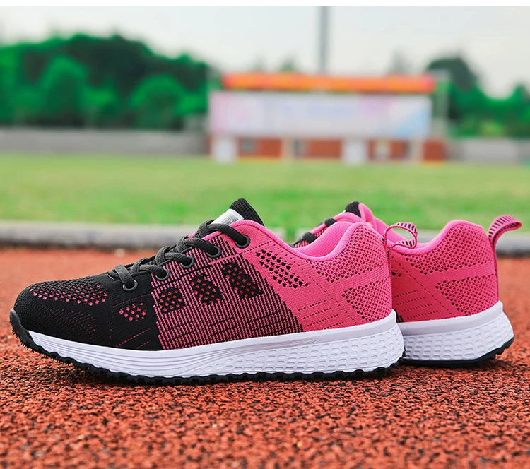 New Women's Lace-Up Flats – Casual Sneakers, Soft & Comfortable, Plus Size Available
