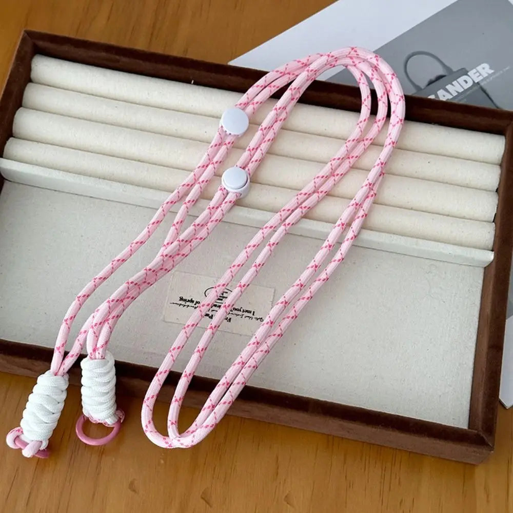 Cute Adjustable Crossbody Bag Chain Strap – Detachable Stripe Shoulder Bag & Phone Hanging Rope Accessory