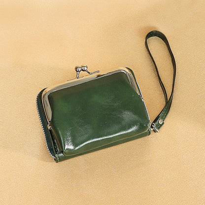 Lonny 4-Inch Zip-Up Card Holder – Women’s Buckle Coin Purse Clutch, Cross-Border Supply