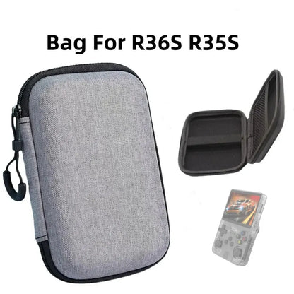 Protective Storage Case for Miyoo Mini Plus, R36S, R35S & Anbernic RG35XX/XU10 – Portable Game Console Carry Bag