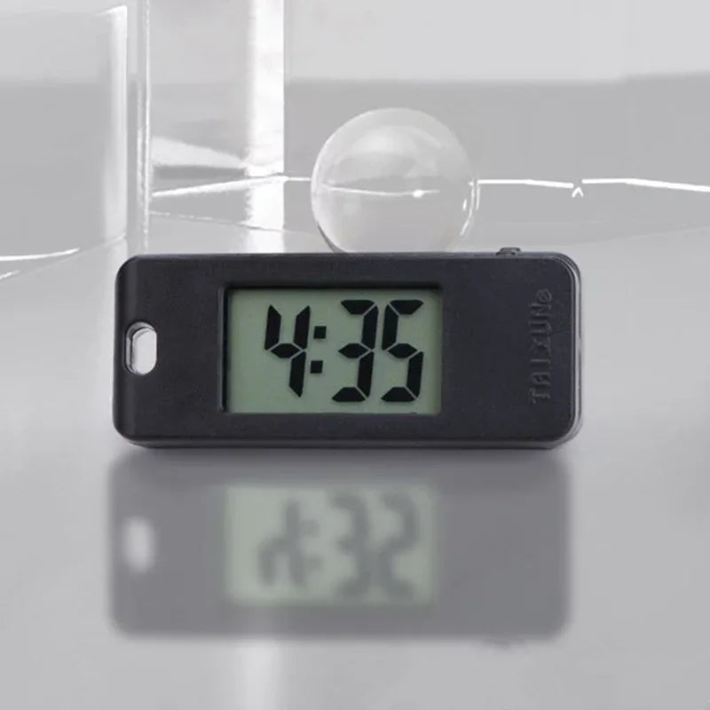 Student Keychain Digital Electronic Pocket Watch - Quiet Test Function with High Light Transmission Glass