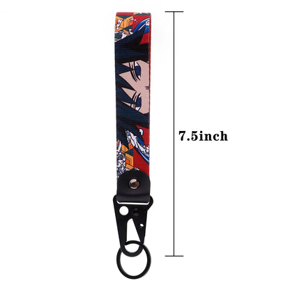Anime Eagle Beak Keychain – Cool Short Lanyard for Phone, Badge Holder & USB Pendant