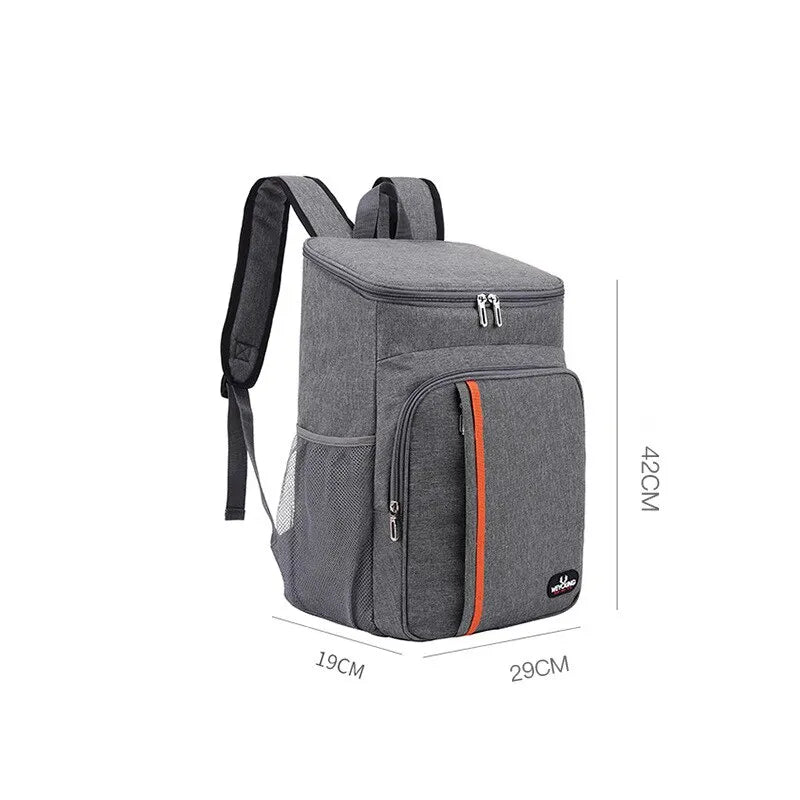 Multifunctional Shoulder Insulation Bag — Outdoor Picnic Cooler Backpack, Leak-Proof Ice Bag for Travel & Fresh-Keeping