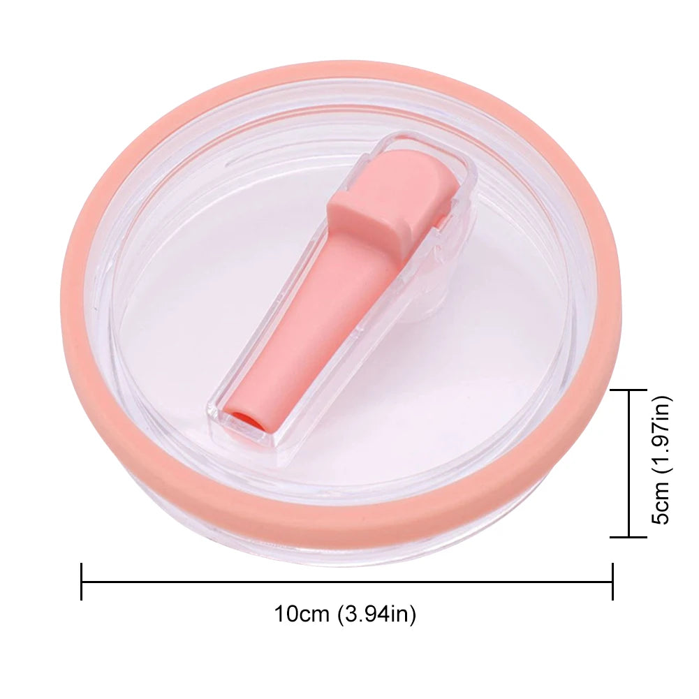 40oz Tumbler Flip Straw Lid – Spill-Proof, Reusable Replacement Cover for Stanley Cups