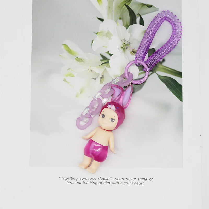 Candy House Keychain Blind Box – Cute Handmade Doll Bag Pendant for Girls