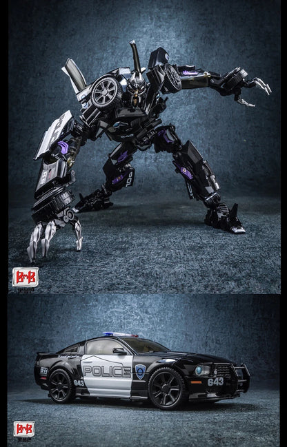 BMB Transformation LS02 Barricade – KO MPM05 Black Mamba MP Action Figure Robot Toy Collection