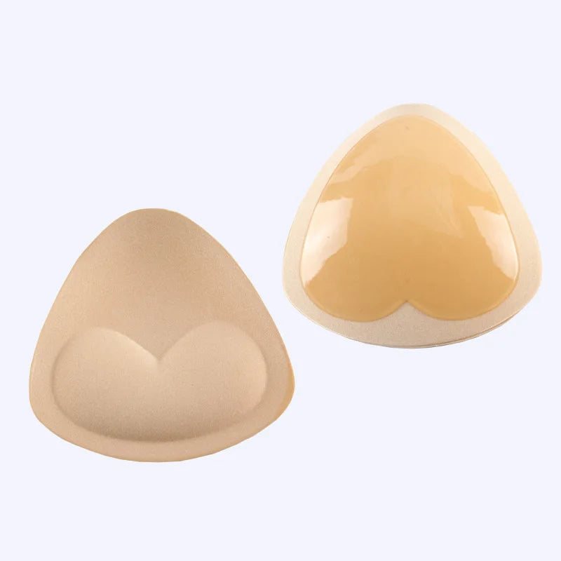 3D Thicken Chest Pads Bikini Set – Push-Up Padded Swimsuit with Silicone Bra Pads & Nipple Cover for Women