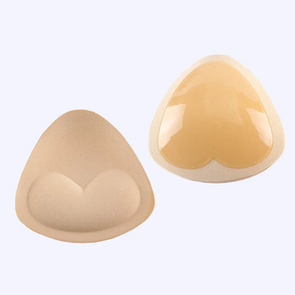 3D Thicken Chest Pads Bikini Set – Push-Up Padded Swimsuit with Silicone Bra Pads & Nipple Cover for Women