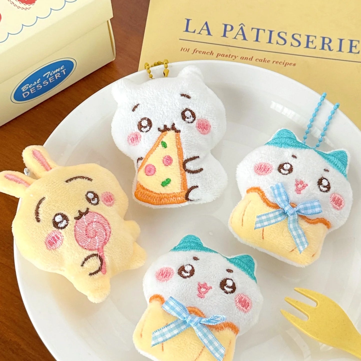 Chiikawa Plush Cartoon Pendant - 1/3PCS Cute Doll Brooch Backpack Keychain Decoration Accessories