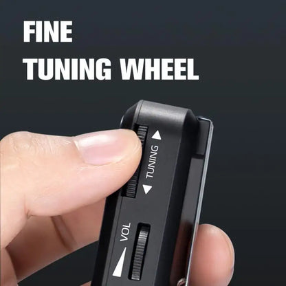 Mini Portable Walkman Radio - AM/FM Handheld Stereo Music Player with Headphones, AAA Battery Powered for Hiking & Walking