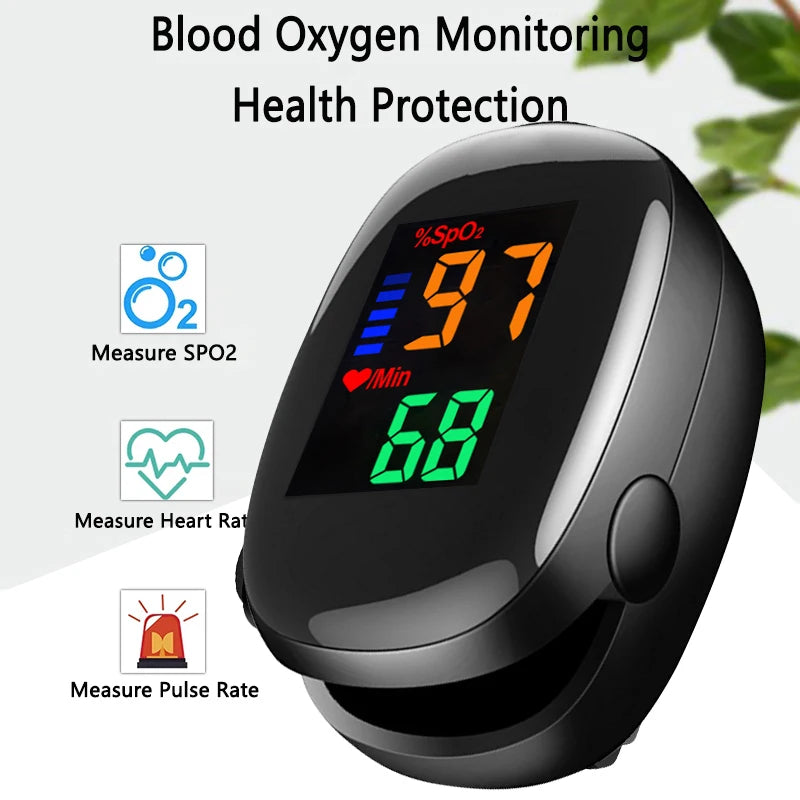Digital Infrared Forehead Thermometer & Pulse Oximeter - Non-Contact Temperature Monitor with LED Blood Oxygen Detection