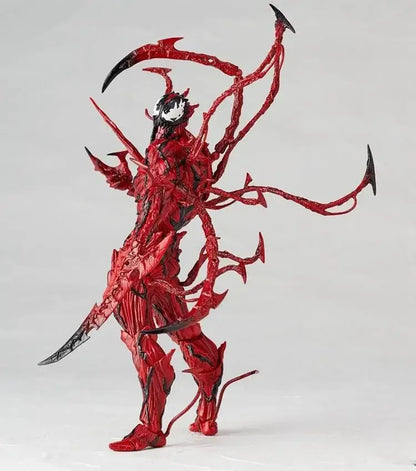AMAZING YAMAGUCHI Carnage Venom Action Figure — KAIYODO Spider-Man Legends Movable Model Toy Gift for Kids and Collectors