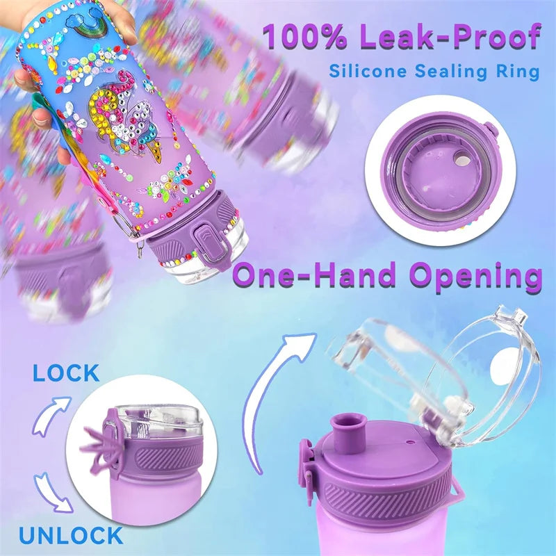 DIY Water Bottle Decoration Kit for Girls - Mermaid Arts & Crafts, Birthday & Christmas Gift