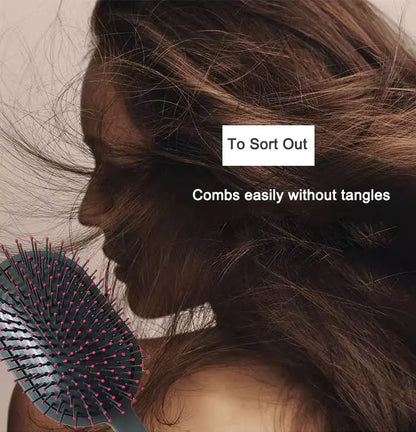 Dyson Airbag Hairbrush Styling Kit – Comb Set with Wide Tooth, Cylinder Comb & Massage Airbag for Curly Hair